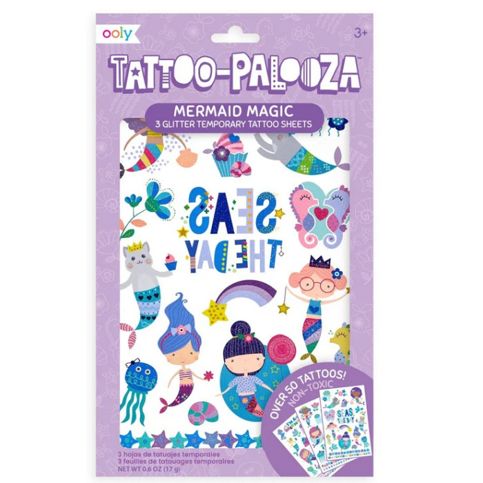 Ooly Переводные татуировки Магия русалок