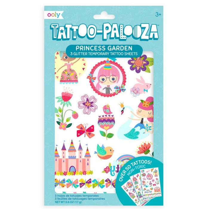 Ooly Переводные татуировки Сад принцесс