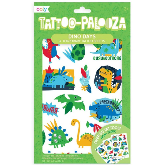 Ooly Переводные татуировки Динозавры