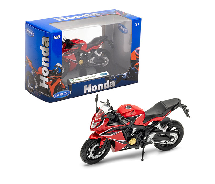 

Welly Модель мотоцикла Honda 1:18, Модель мотоцикла Honda 1:18