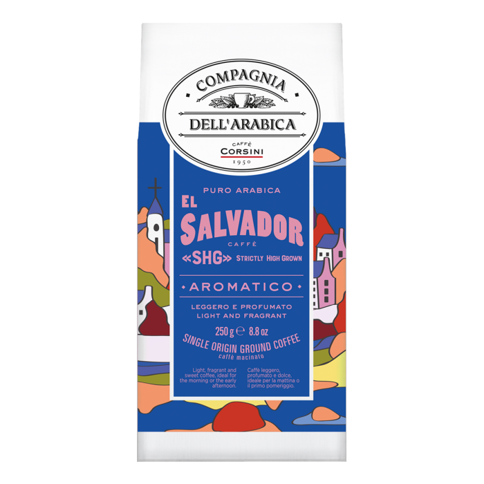 

Compagnia Dell Arabica Кофе молотый Arabica El Salvador SHG к/п 250 г, Кофе молотый Arabica El Salvador SHG к/п 250 г
