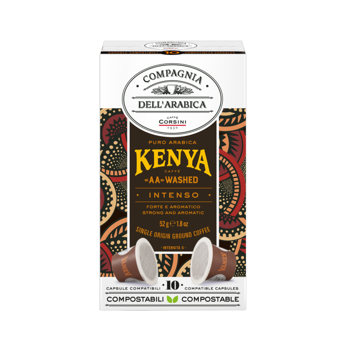 Compagnia Dell Arabica Капсулы Arabica Kenya AA Washed для кофемашин Nespresso к/п 10х5,2 52 г