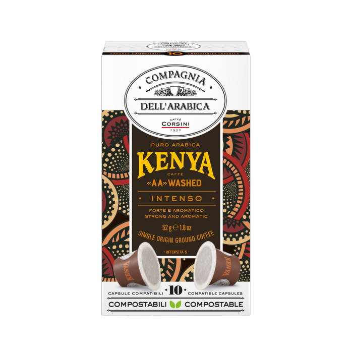 

Compagnia Dell Arabica Капсулы Arabica Kenya AA Washed для кофемашин Nespresso к/п 10х5,2 52 г, Капсулы Arabica Kenya AA Washed для кофемашин Nespresso к/п 10х5,2 52 г