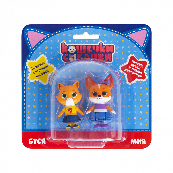 Кошечки-Собачки Набор пластиковых фигурок Мия и Буся 5,5 см