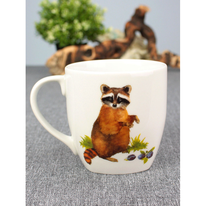 Думай о хорошем Кружка Енот 400 мл