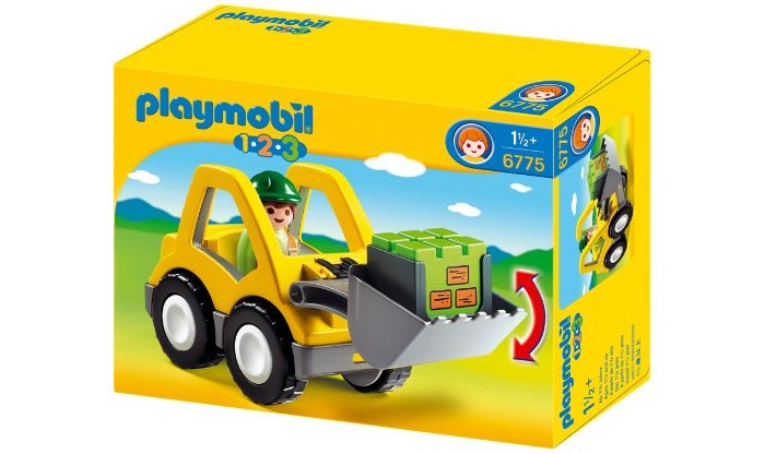 

Конструктор Playmobil 1.2.3.: Экскаватор, 1.2.3.: Экскаватор