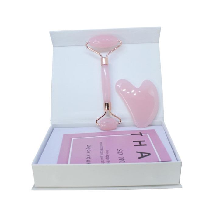 Funtasy Роликовый массажер и скребок Гуаша для лица