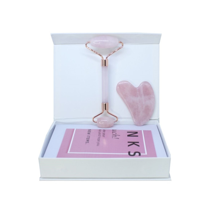 Funtasy Роликовый массажер и скребок Гуаша для лица F-YS803