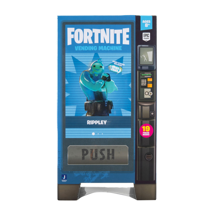 

Fortnite Фигурка героя Rippley с аксессуарами торговый автомат, Фигурка героя Rippley с аксессуарами торговый автомат