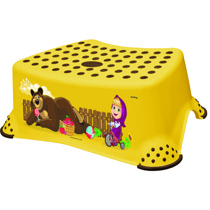 Keeeper Детский стульчик-подставка с антискользящей функцией tomek Маша и медведь