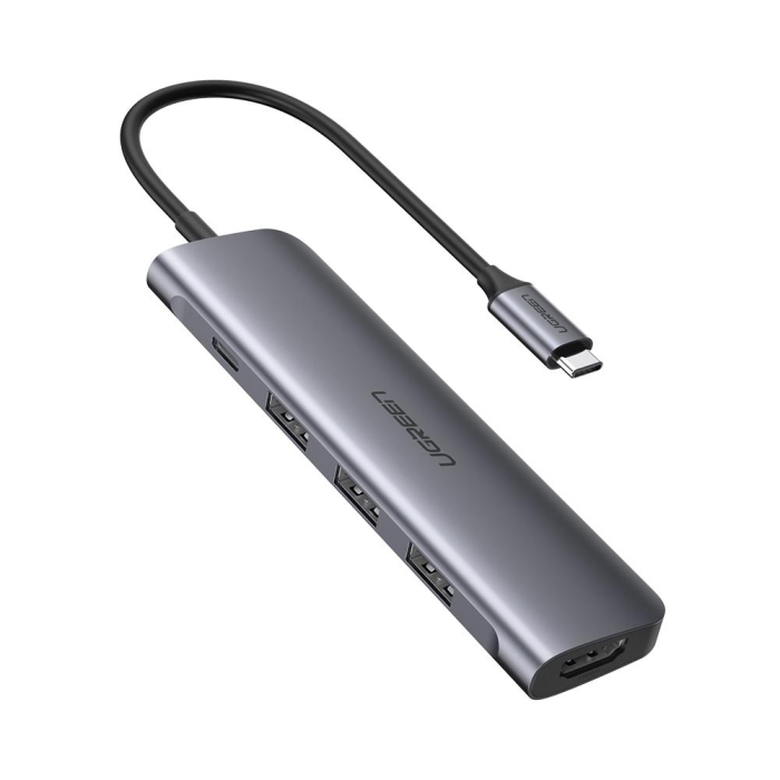 

Ugreen USB концентратор 5 в 1 (хаб), 3 х USB 3.0, HDMI, PD 50209, USB концентратор 5 в 1 (хаб), 3 х USB 3.0, HDMI, PD 50209