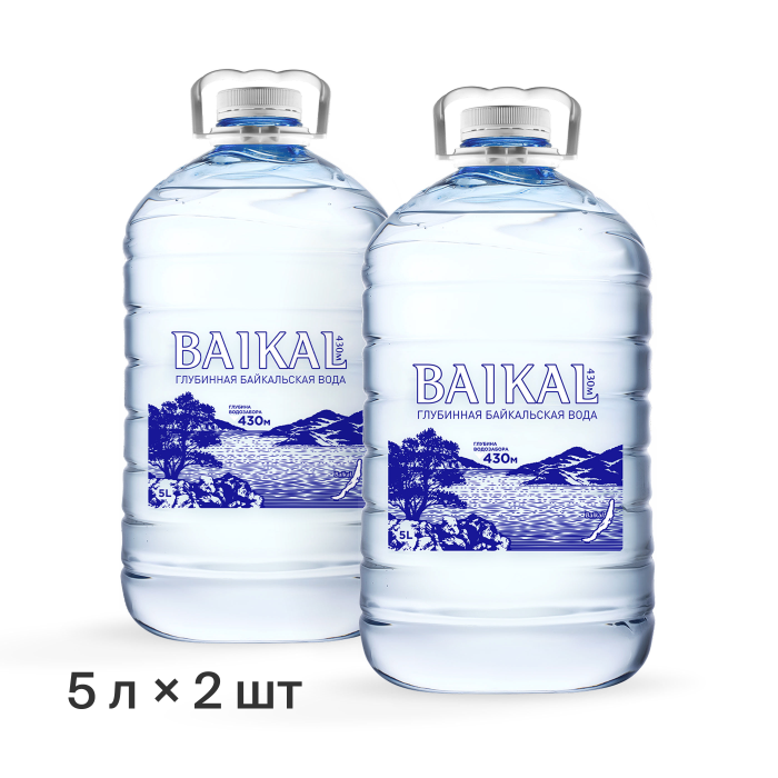 Baikal430 Глубинная байкальская вода 5 л 2 шт.