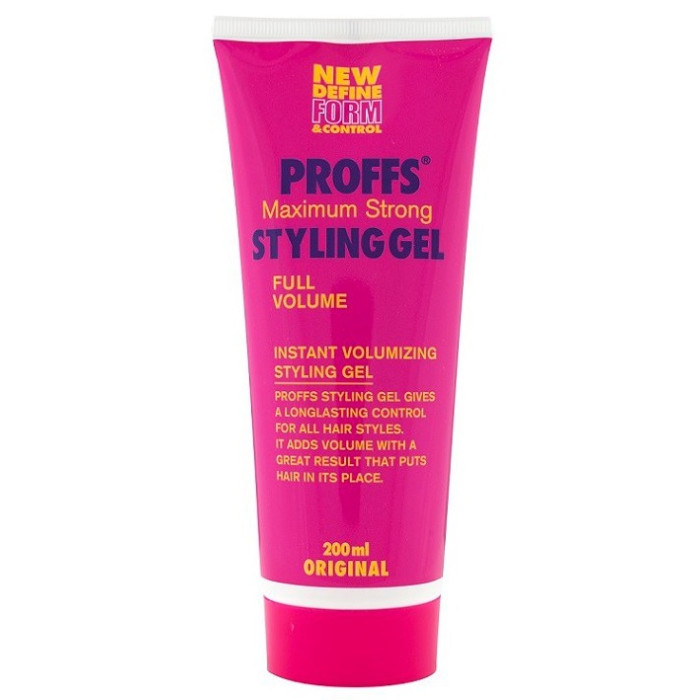 

Proffs Стайлинговый гель Styling Gel Maximum Strong 200 мл, Стайлинговый гель Styling Gel Maximum Strong 200 мл