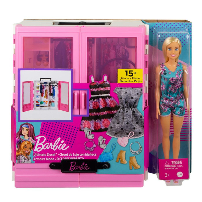 

Barbie Набор игровой Раскладной гардероб мечты, Набор игровой Раскладной гардероб мечты