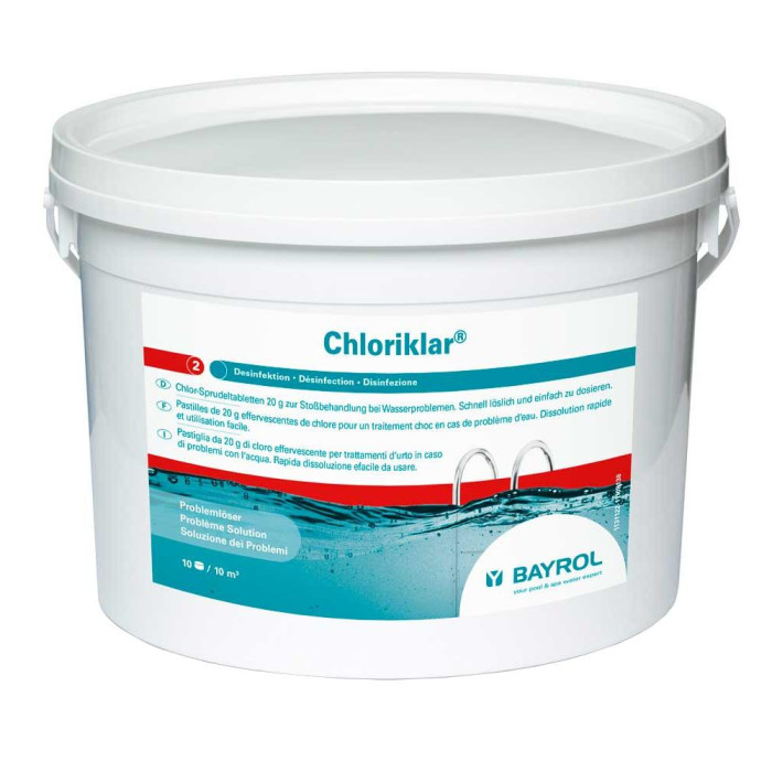 Bayrol Быстрорастворимый хлор для дезинфекции воды Chloriklar 5 кг