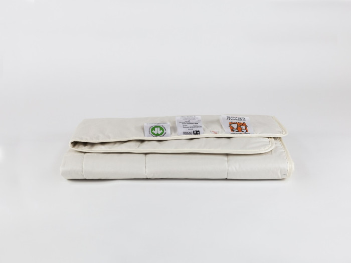 фото Комплект в кроватку prinz and prinzessin baby organic linen: одеяло 135х100 и подушка 60х40