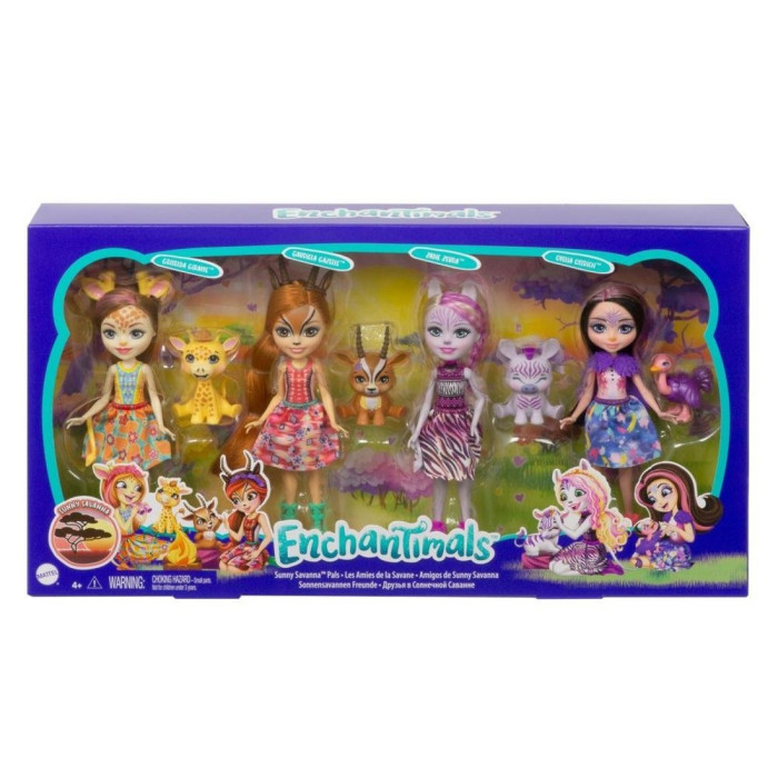 фото Mattel игровой набор enchantimals солнечная саванна