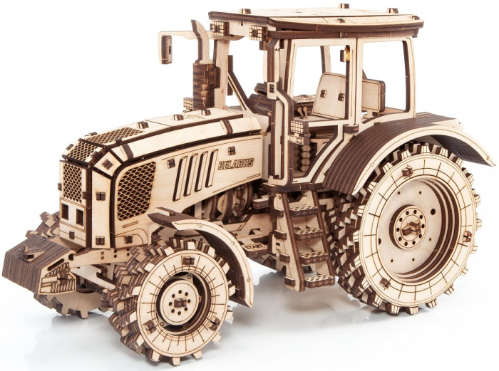 Eco Wood Art Сборная модель деревянная 3D Ewa Трактор Беларус 2022