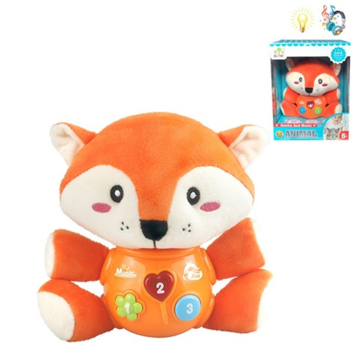 

Мягкая игрушка Наша Игрушка музыкальная Лисенок, музыкальная Лисенок