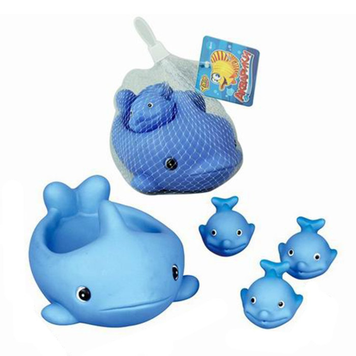 

Наша Игрушка Набор игрушек для купания Киты 4 шт., Набор игрушек для купания Киты 4 шт.