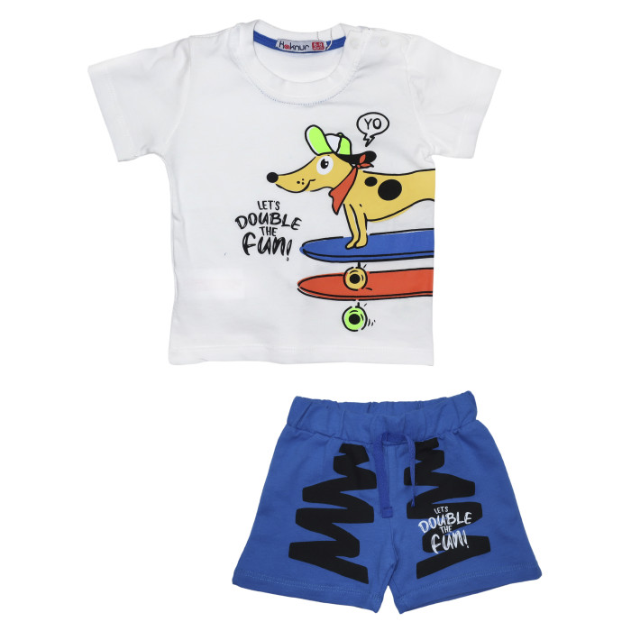  Haknur Комплект для мальчика (футболка и шорты) H9414