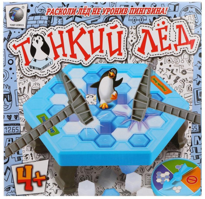 

Наша Игрушка Настольная игра Тонкий лёд, Настольная игра Тонкий лёд