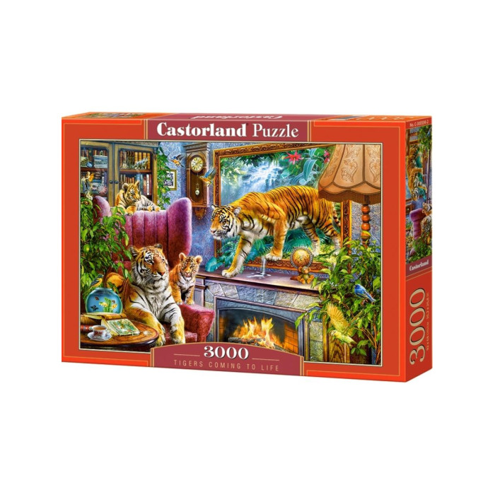  Castorland Пазлы Тигры Возвращение в реальность (3000 элементов)