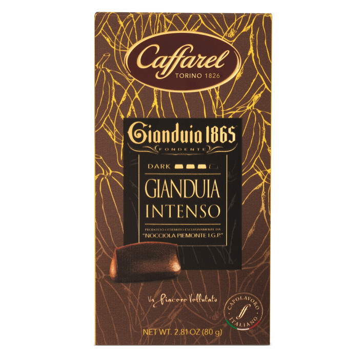  Caffarel Шоколад темный с насыщенным вкусом Gianduia 80 г