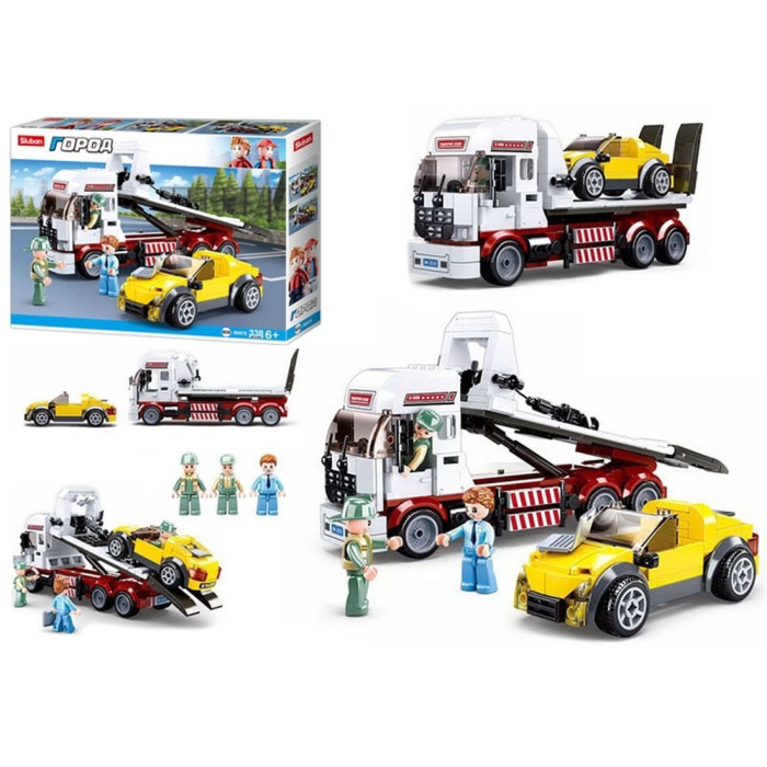Конструктор Sluban Город Эвакуатор (338 деталей)