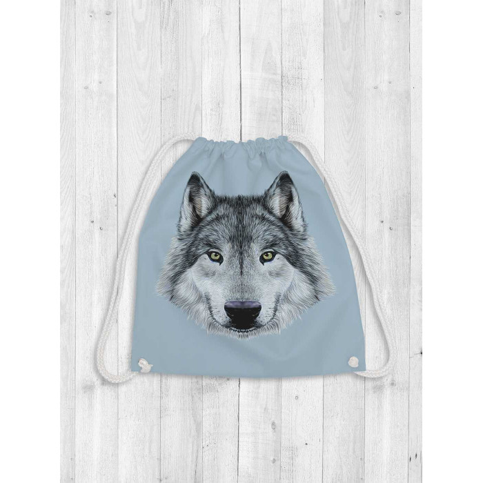 

JoyArty Сумка рюкзак-мешок Волчий взгляд для обуви и вещей 38x40 см, Сумка рюкзак-мешок Волчий взгляд для обуви и вещей 38x40 см