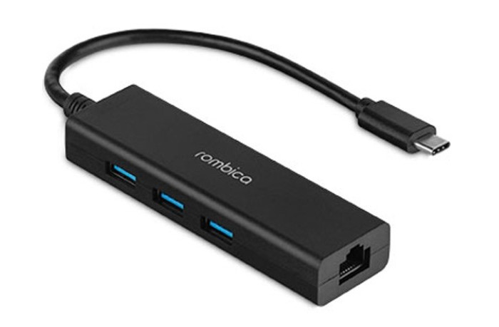 

Rombica Разветвитель USB Type-C Hub Lan, Разветвитель USB Type-C Hub Lan