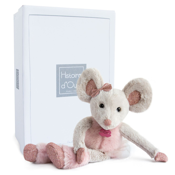 Мягкая игрушка Histoire d’Ours  Мышка из коллекции  Glitter 38 см