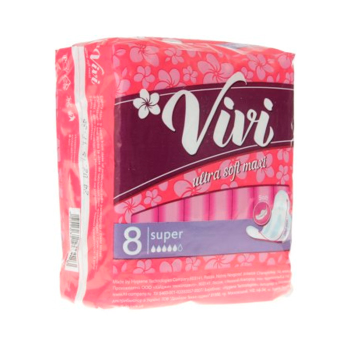  Vivi Гигиенические прокладки Ultra Super Soft 8 шт.