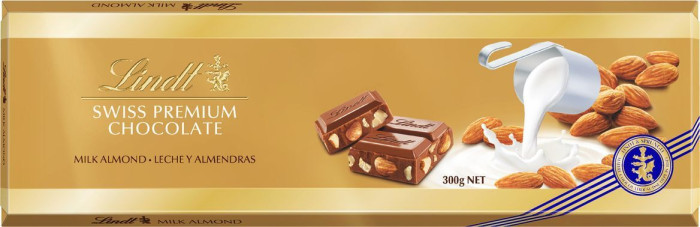 Шоколад Lindt Шоколад Gold молочный с миндалем 300 г