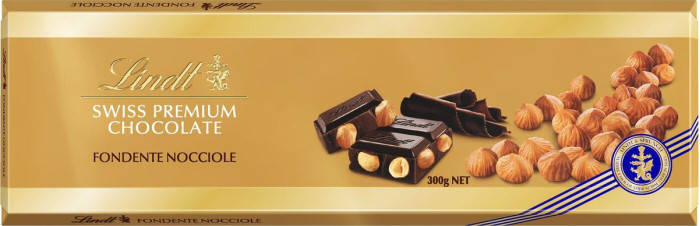 Шоколад Lindt Шоколад Gold темный с цельным обжаренным фундуком 300 г