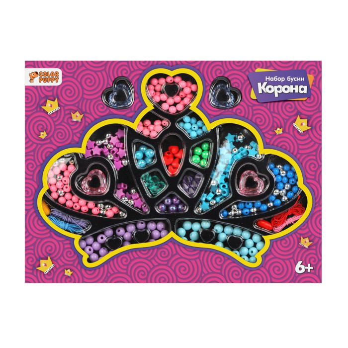 

Color Puppy Набор бусин Корона, Набор бусин Корона
