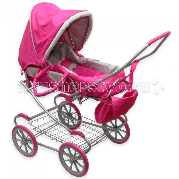 Коляска для куклы Ami&Co (AmiCo) 1642316423 Коляска для куклы Ami&Co (AmiCo) 1642316423Ami&Co Коляска для кукол, 81 х 46 х 83 см. Коляска для кукол, где можно катать любимых кукол и плюшевых друзей. Если ваш ребенок любит играть с куклами, укладывать их спать, кормить и гулять с ними, то такая игрушка его очень порадует. Она точно копирует модели настоящих колясок для детей.<br>