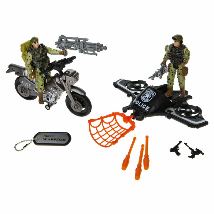  1 Toy Игровой набор Воины с техникой