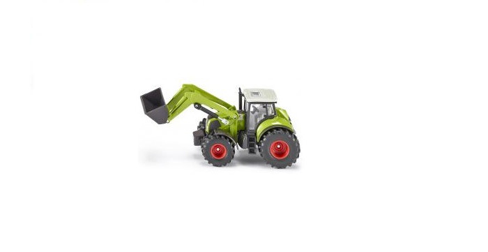 фото Siku модель трактора claas axion 850 с погрузчиком 1:50