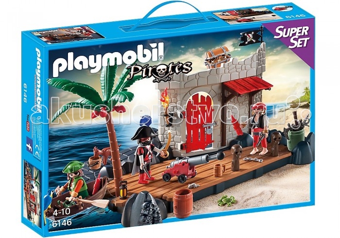 

Конструктор Playmobil Супер набор: Пиратский форт