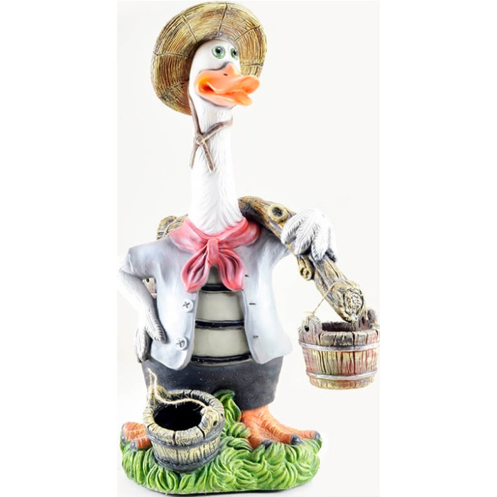 

Сказка Садовая фигура Гусь с коромыслом, Садовая фигура Гусь с коромыслом