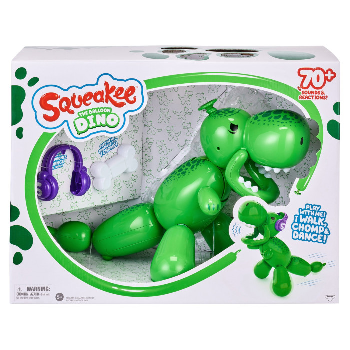 Купить Игровые наборы, Squeakee Игровой набор Динозавр интерактивный с аксессуарами