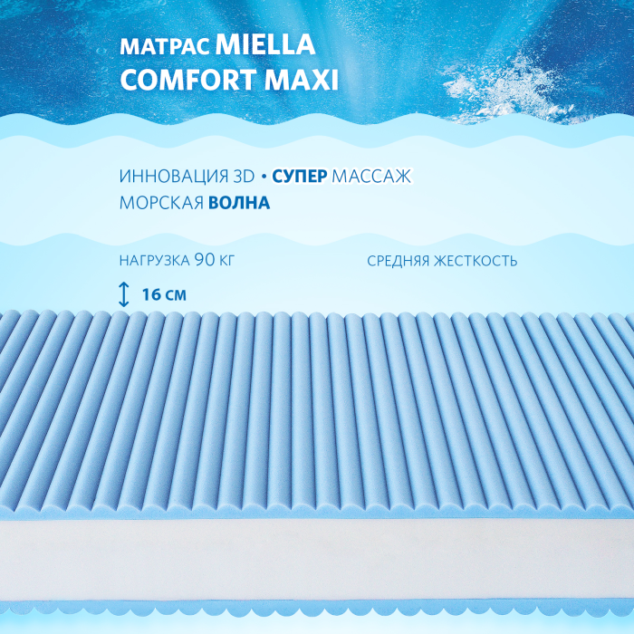 Матрас Miella Comfort Maxi 120x70x16