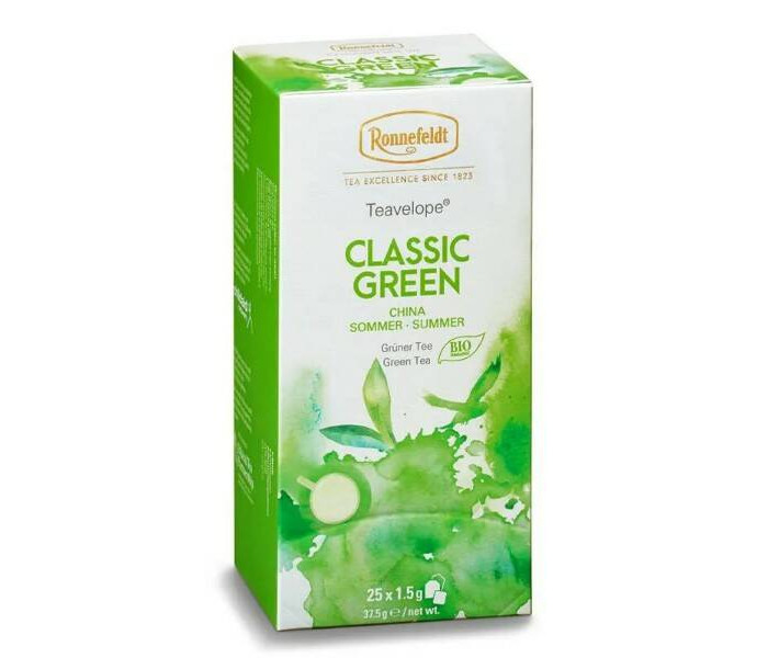 Ronnefeldt Зеленый чай Teavelope Classic Green 25 пак.