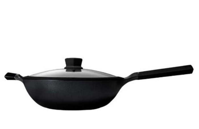 фото Huohou сковорода-вок teflon platinum plus non-stick cooker 28 см