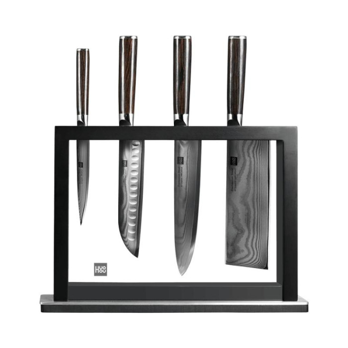 HuoHou Набор ножей из дамасской стали Damascus Kitchen Knife Set