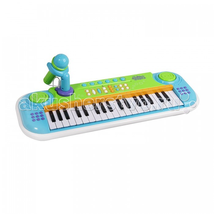 Музыкальная игрушка Potex Синтезатор с микрофоном Color Base 37 клавиш 657B