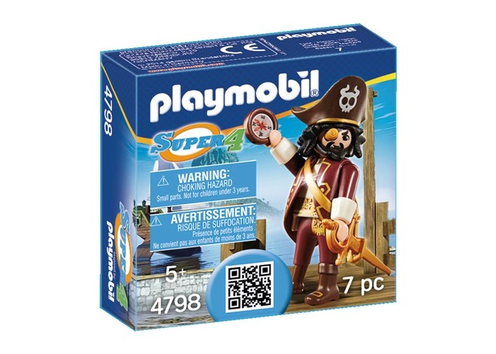 Конструкторы Playmobil Супер4: Акулья борода конструкторы playmobil конструктор современная ванная комната
