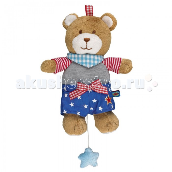 

Мягкая игрушка Spiegelburg Музыкальный Мишка Baby Gluck, Музыкальный Мишка Baby Gluck