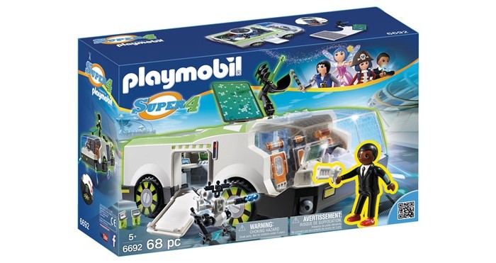 

Конструктор Playmobil Супер4: Техно Хамелеон с Джином